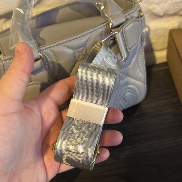 Valentino Orlando-  Italian Gray Handbag - Picture 5 of 7